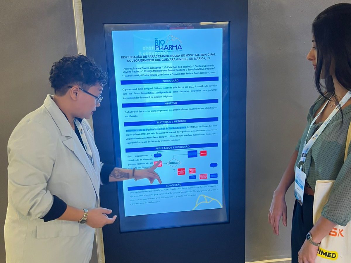 Hospital Municipal Dr. Ernesto Che Guevara é destaque em um dos principais eventos farmacêuticos do Estado