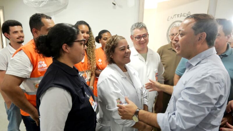 Prefeito de Niterói visita obras do novo prédio do Médico de Família do Preventório
