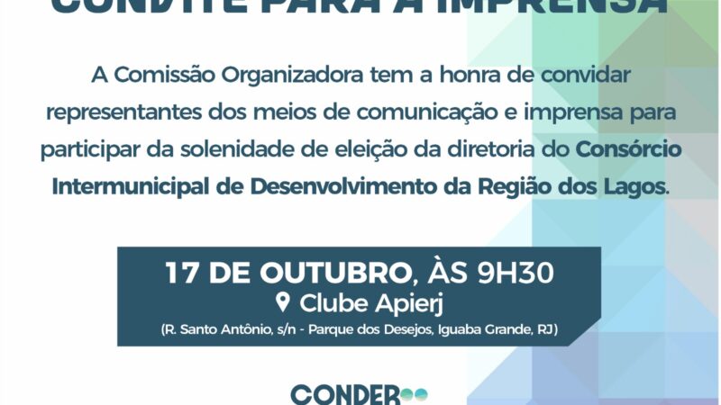 Arraial do Cabo integra o Conderlagos, consórcio intermunicipal para o desenvolvimento regional da Região dos Lagos