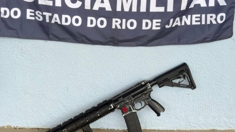 Mais um fuzil é apreendido em São Gonçalo após confronto com o 7º BPM