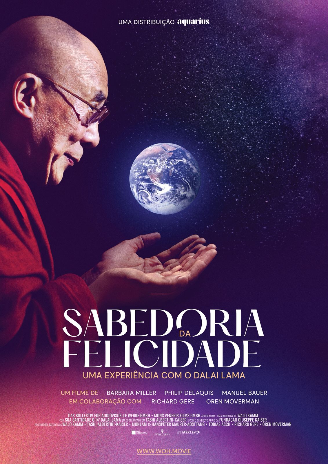 “A Sabedoria da Felicidade”, com Dalai Lama, chega ao Reserva Cultural em Niterói durante o Festival do Rio
