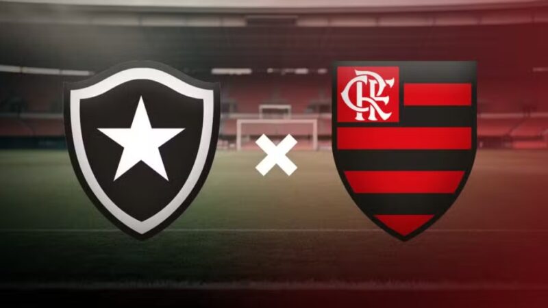 Botafogo x Flamengo: horário, transmissão e prováveis escalações