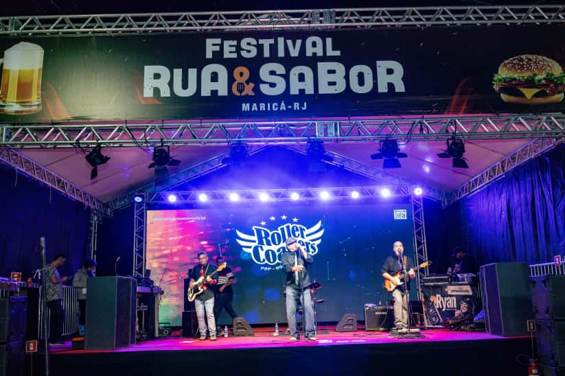 Primeiro dia do Festival Rua & Sabor tem gastronomia e música ao vivo em Maricá