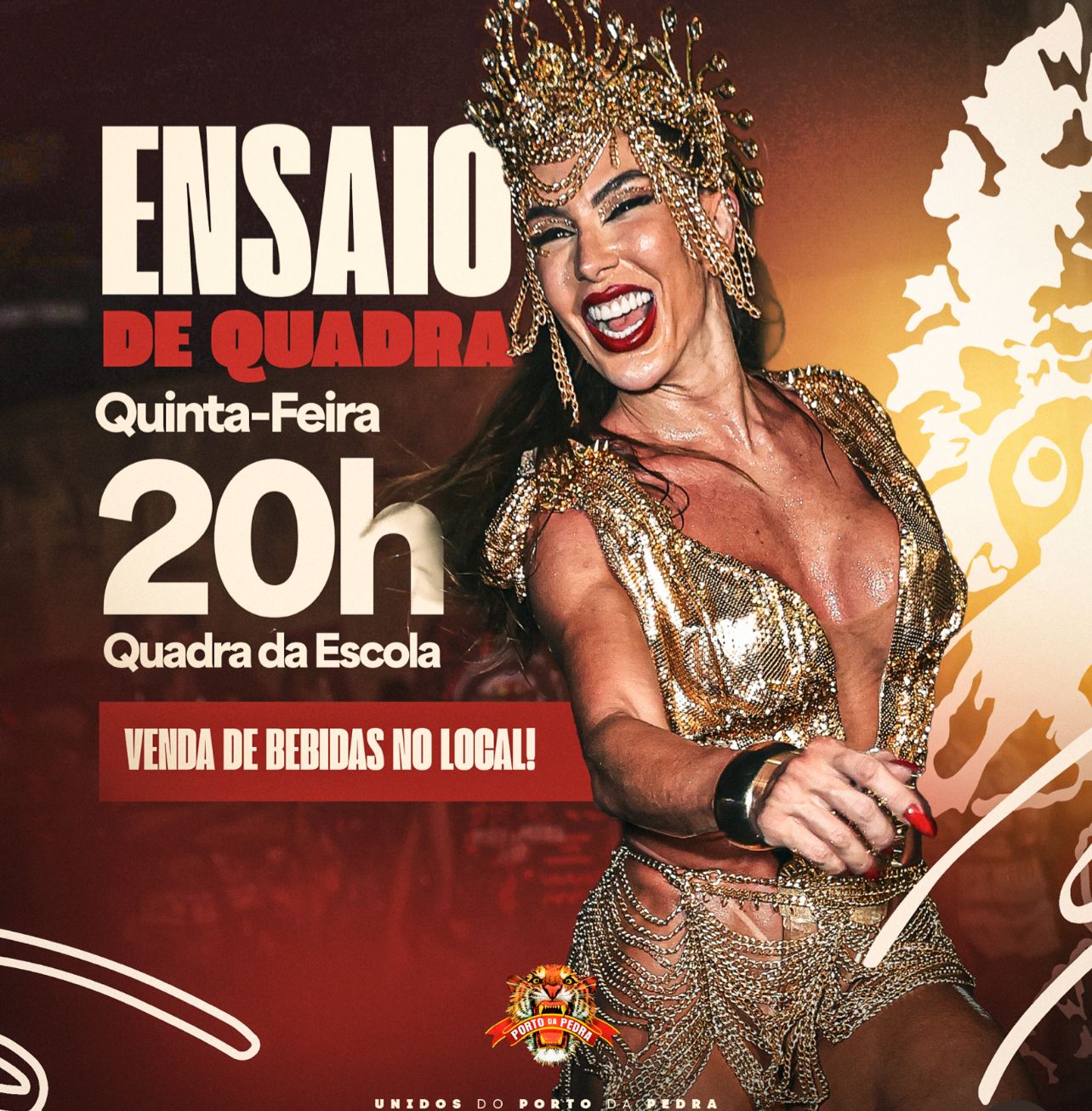 Porto da Pedra retoma ensaios de quadra e inicia inscrições para alas da comunidade rumo ao Carnaval 2026