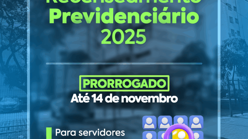 Prazo para recenseamento previdenciário dos servidores de São Gonçalo é prorrogado