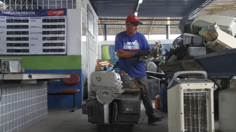 Ecopontos de São Gonçalo já reciclaram mais de 515 toneladas de materiais