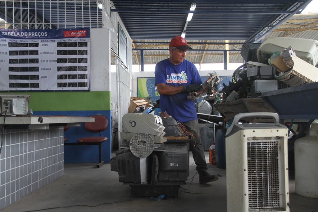 Ecopontos de São Gonçalo já reciclaram mais de 515 toneladas de materiais