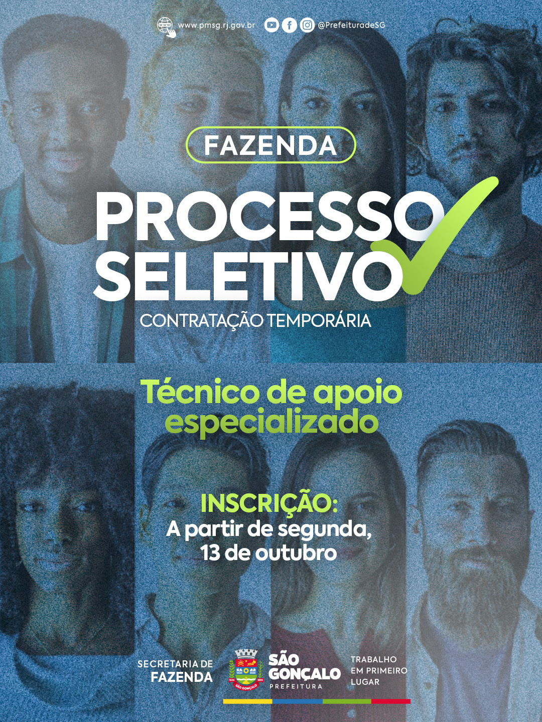 Secretaria de Fazenda abre processo seletivo para técnico de apoio especializado em São Gonçalo