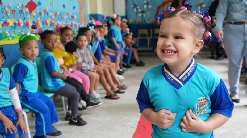 Educação promove atividades divertidas na semana da criança