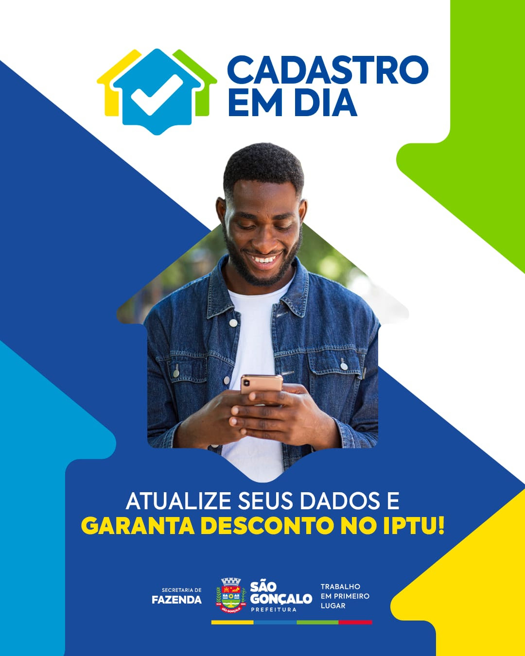 Programa Cadastro em Dia oferece desconto no IPTU 2026 para contribuintes gonçalenses