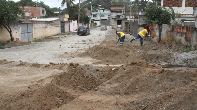 Obras nos bairros Sacramento, Eliane e Iêda estão 40% concluídas 