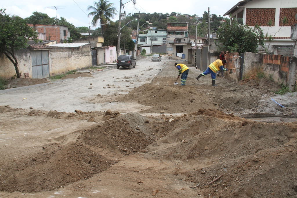 Obras nos bairros Sacramento, Eliane e Iêda estão 40% concluídas 