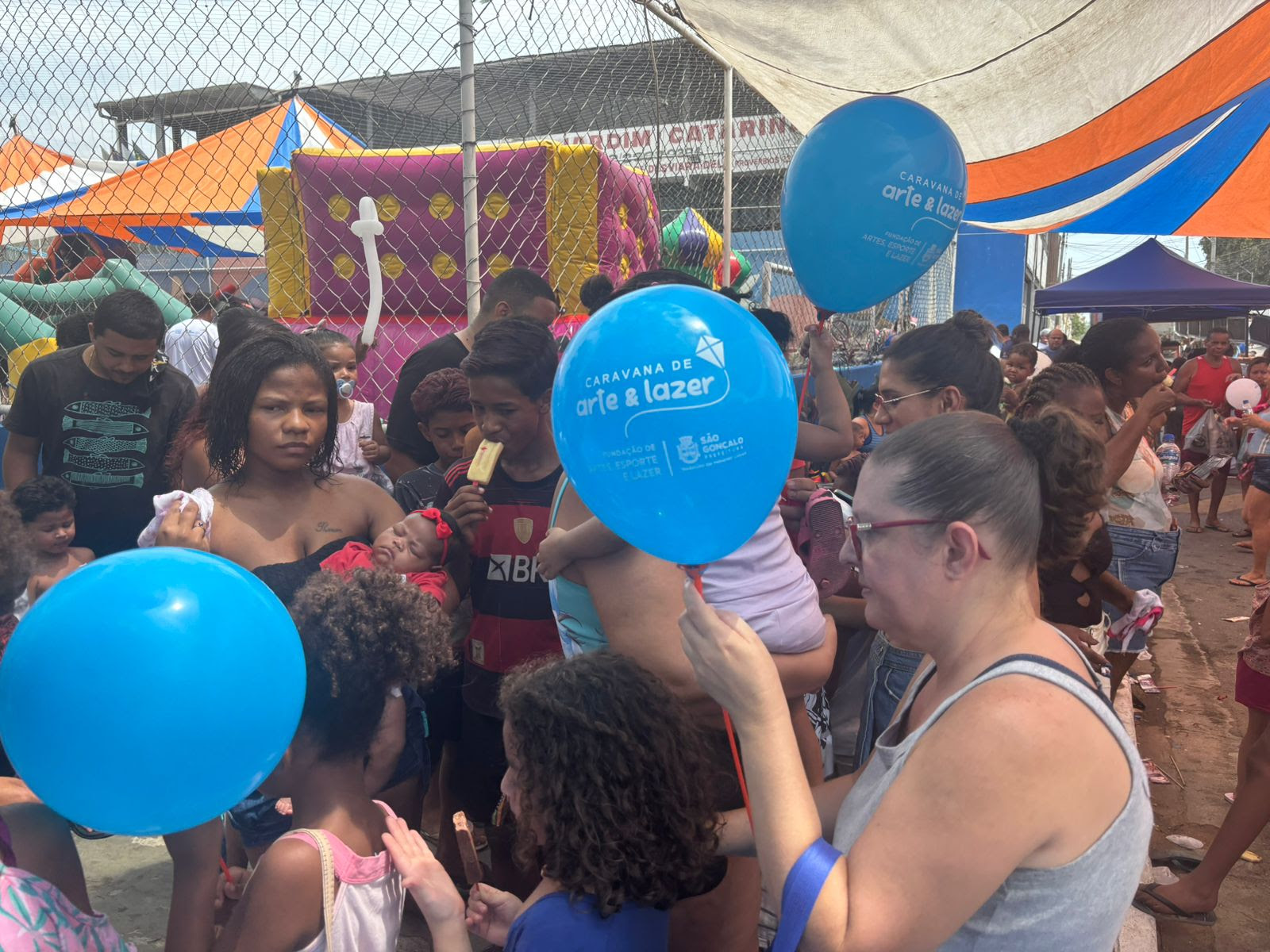 Caravana de Arte e Lazer garante diversão para famílias no Jardim Catarina neste sábado (18)