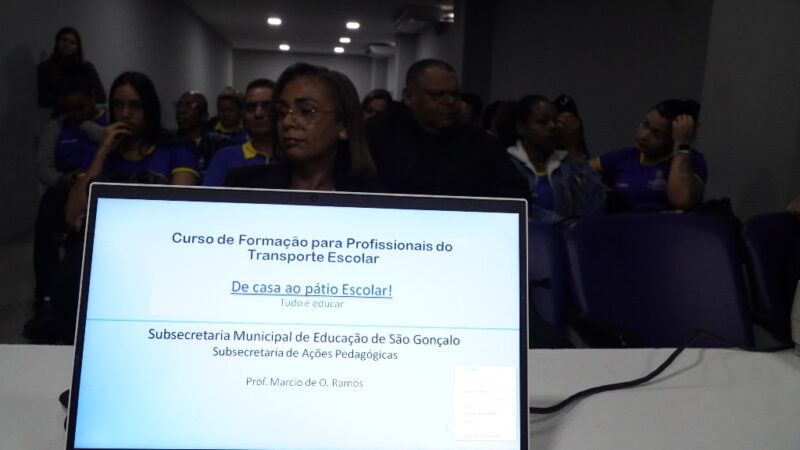 São Gonçalo promove capacitação para profissionais de transporte escolar