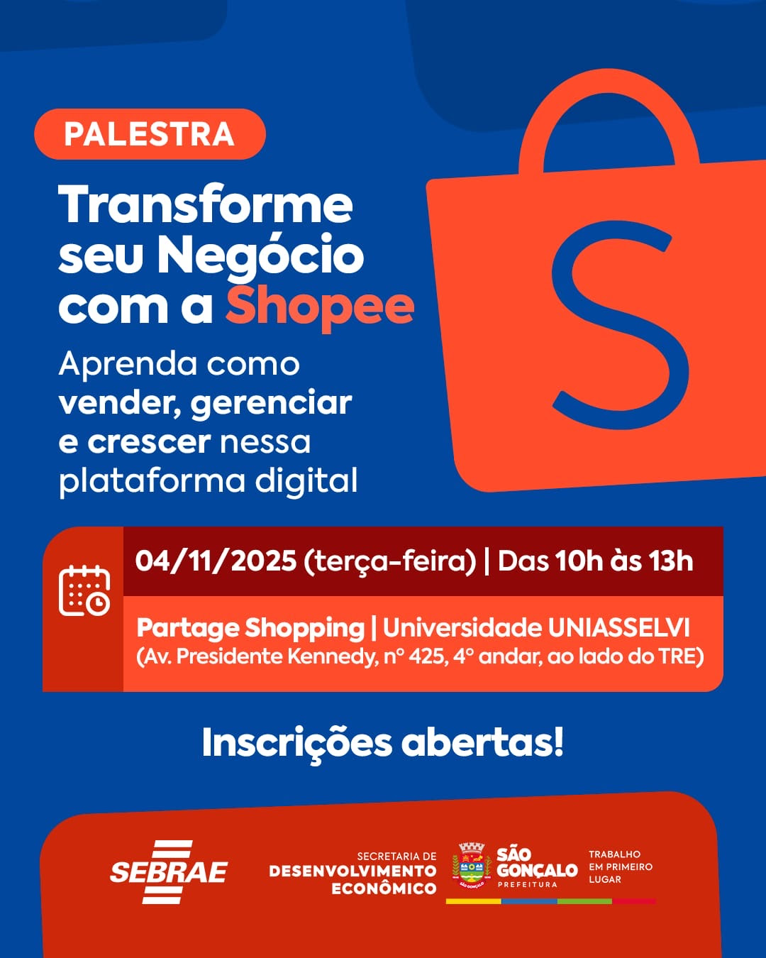 São Gonçalo promove mais um evento voltado para empreendedores