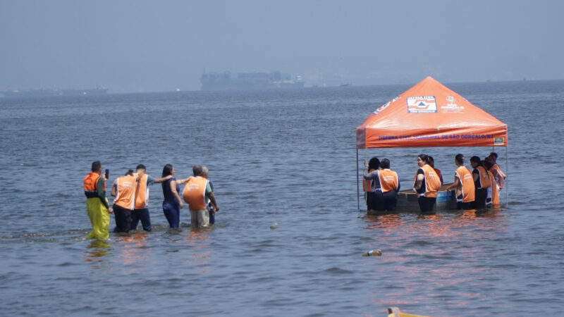 Defesa Civil realiza simulado de resgate na água com novos voluntários