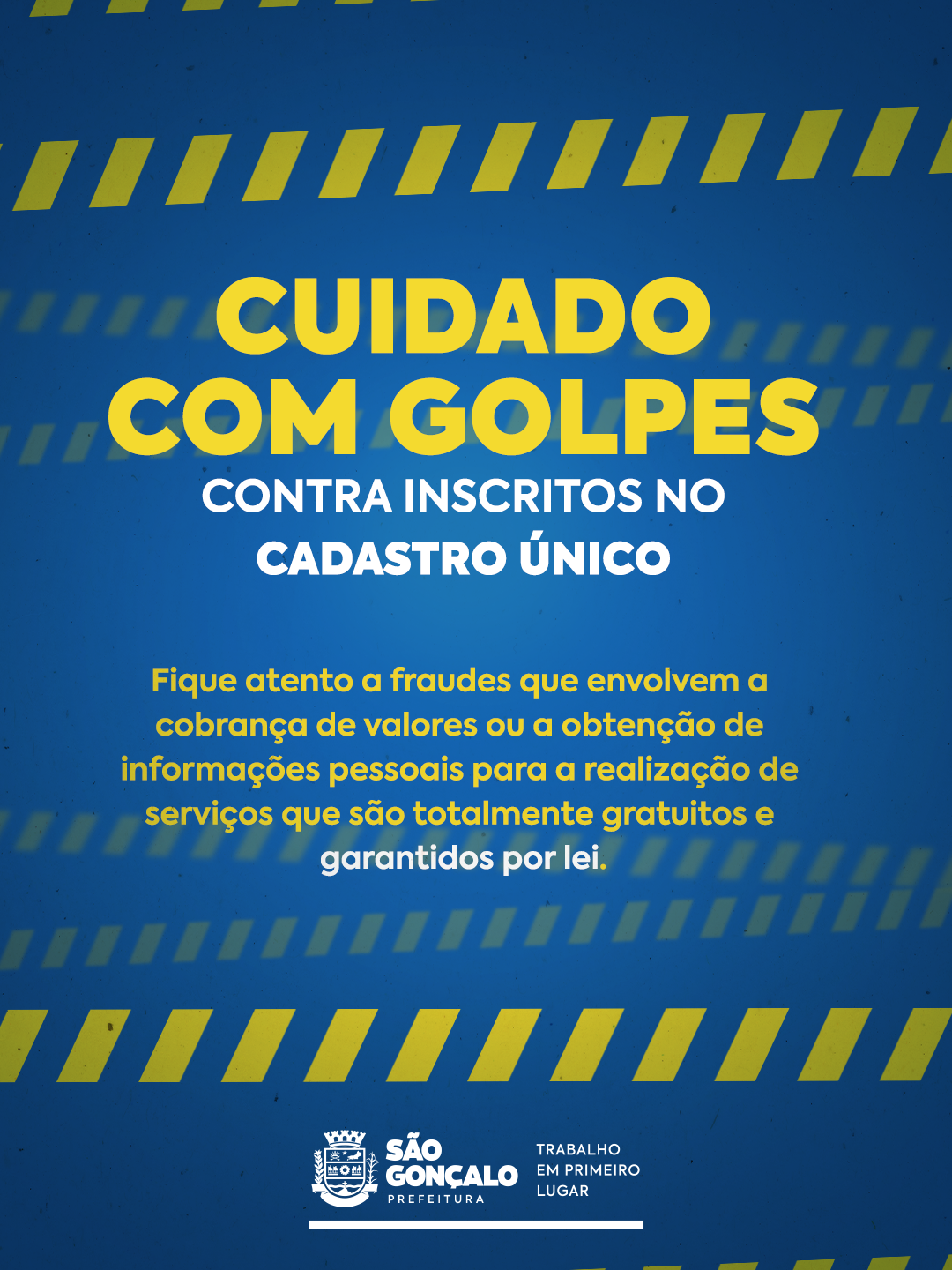 São Gonçalo alerta para golpes contra inscritos no Cadastro Único