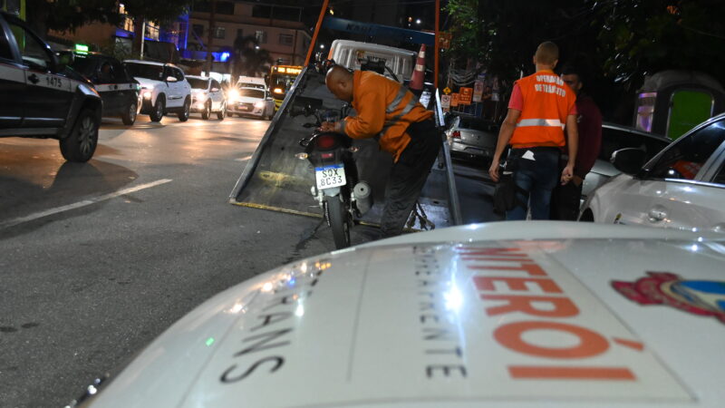 Ação da Prefeitura em Santa Rosa autua 22 motos por irregularidades no escapamento