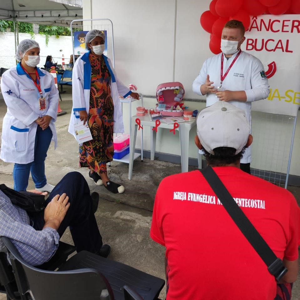 Maricá realiza Dia D de prevenção e diagnóstico precoce do câncer de boca