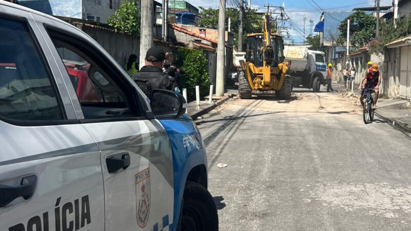 Megaoperação Barricada Zero segue pelo segundo dia no Jardim Catarina nesta terça-feira