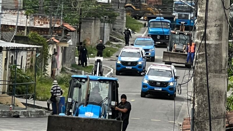 7º BPM retorna ao Jardim Catarina nesta quinta (27) com reforço ainda maior para intensificar a retirada de barricadas.