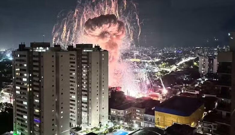 Morador que registrou ‘nuvem cogumelo’ em explosão na Zona Leste relata pânico: “Parecia um atentado”