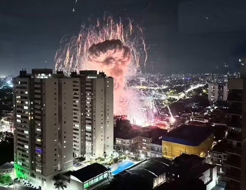Morador que registrou ‘nuvem cogumelo’ em explosão na Zona Leste relata pânico: “Parecia um atentado”