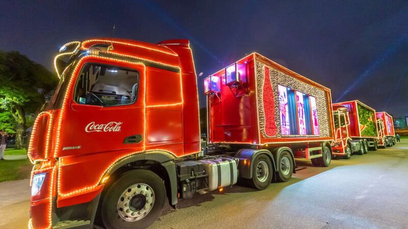 Caravana da Coca-Cola vai iluminar o Natal de Niterói; veja o trajeto