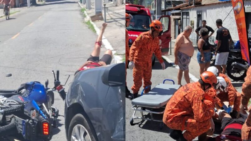 Mais um acidente envolvendo motociclista é registrado nesta sexta-feira (21), e a sequência de ocorrências só reforça a preocupação com a imprudência no trânsito.