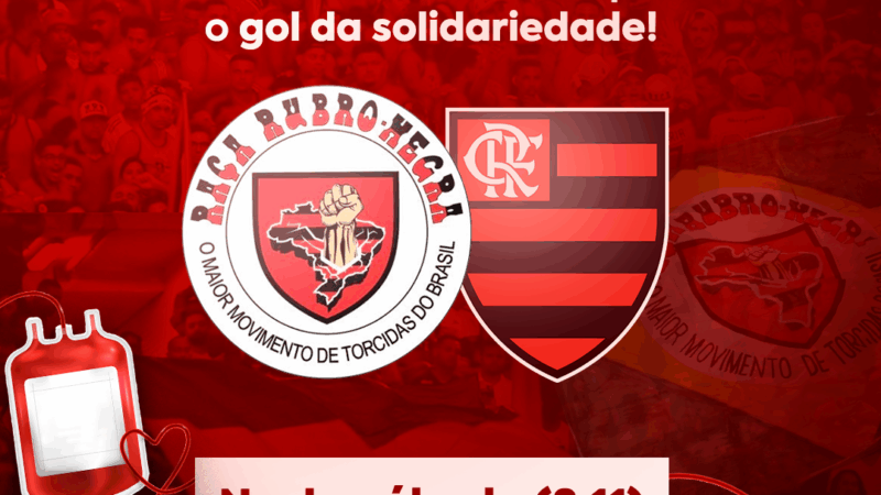 São Gonçalo e Raça Rubro-Negra promovem campanha de doação de sangue 