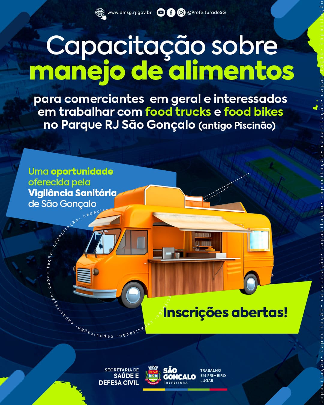 Vigilância Sanitária de São Gonçalo inscreve para capacitação sobre manejo de alimentos
