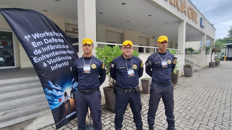 Guardas da Ronda Preventiva Escolar participam de workshop da Polícia Civil