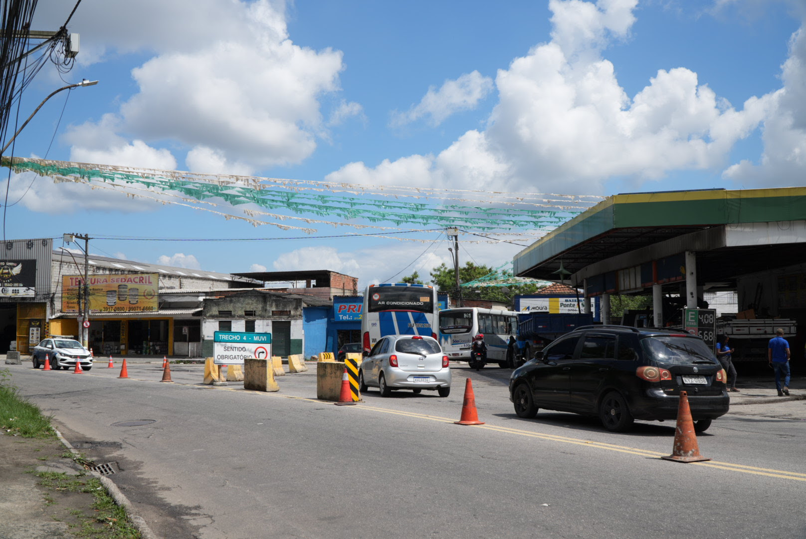 Trânsito no trecho 4 do MUVI é alterado nesta segunda-feira