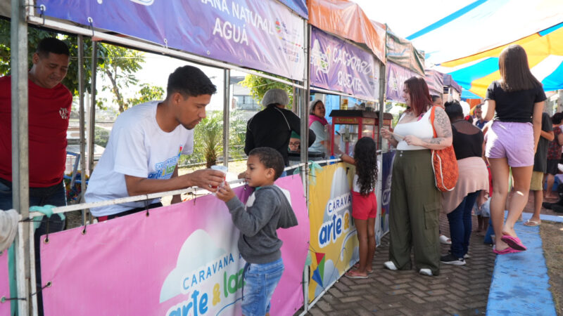 Caravana de Arte e Lazer chega aos bairros Vila Candoza e Porto da Pedra 