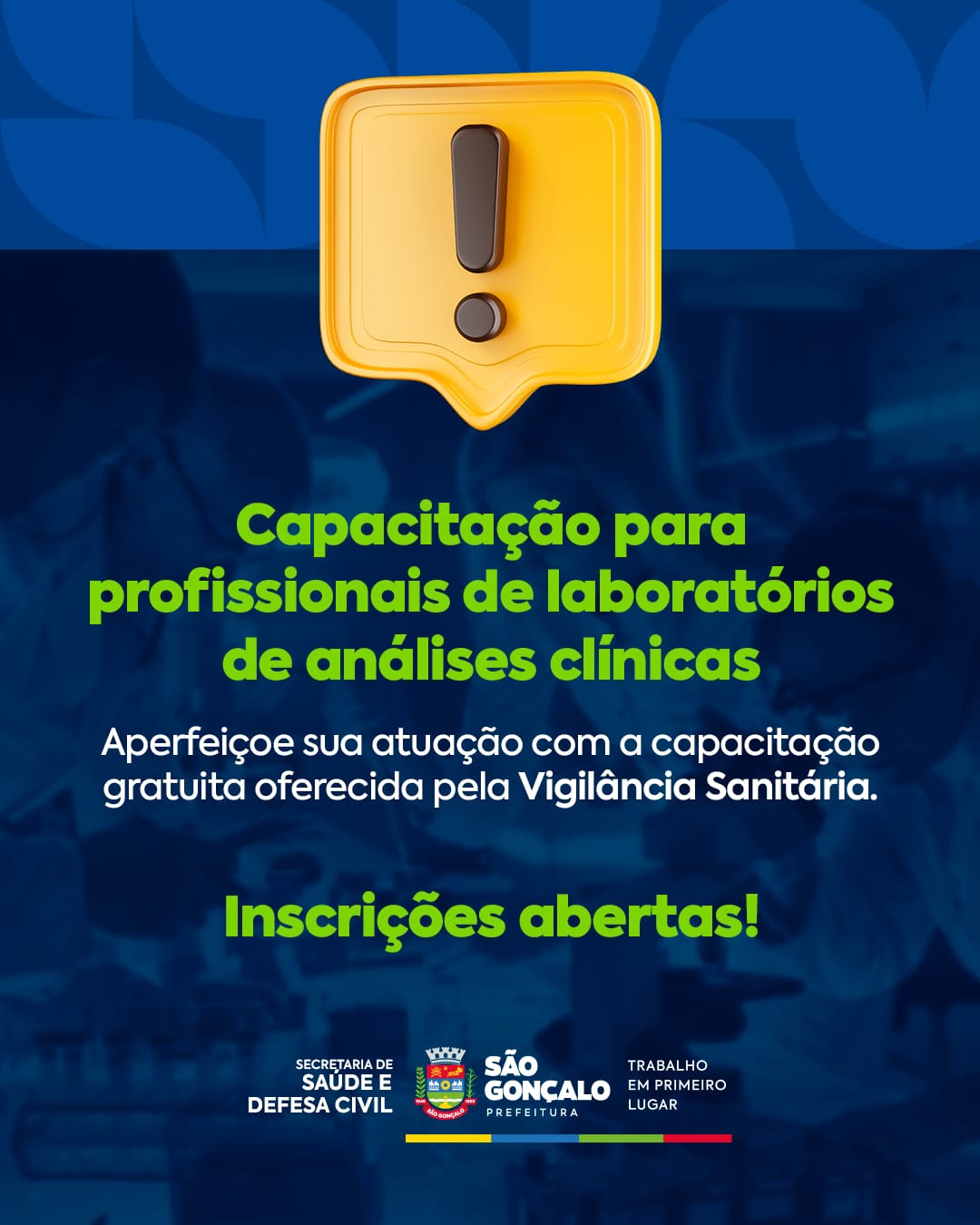 Vigilância Sanitária faz capacitação na área de laboratórios de análises clínicas