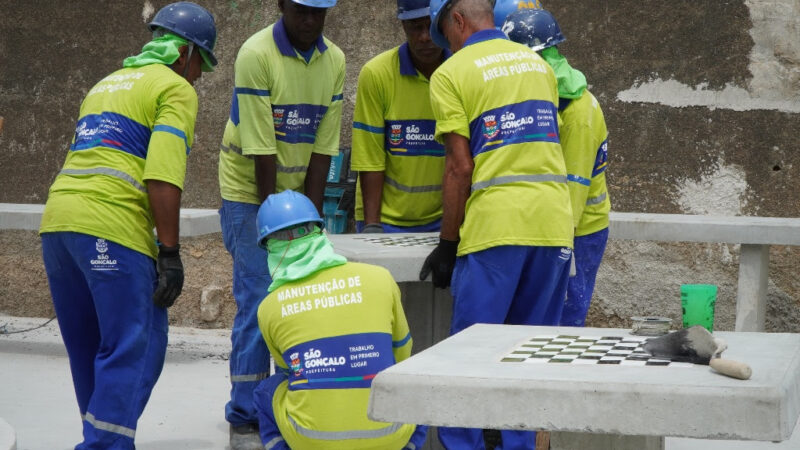 Obras do Praça Renovada no Jardim Miriambi estão 80% concluídas