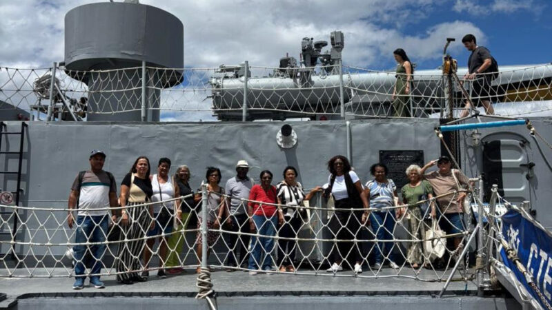 Servidores aposentados fazem passeio promovido pela Funasg no Centro do Rio