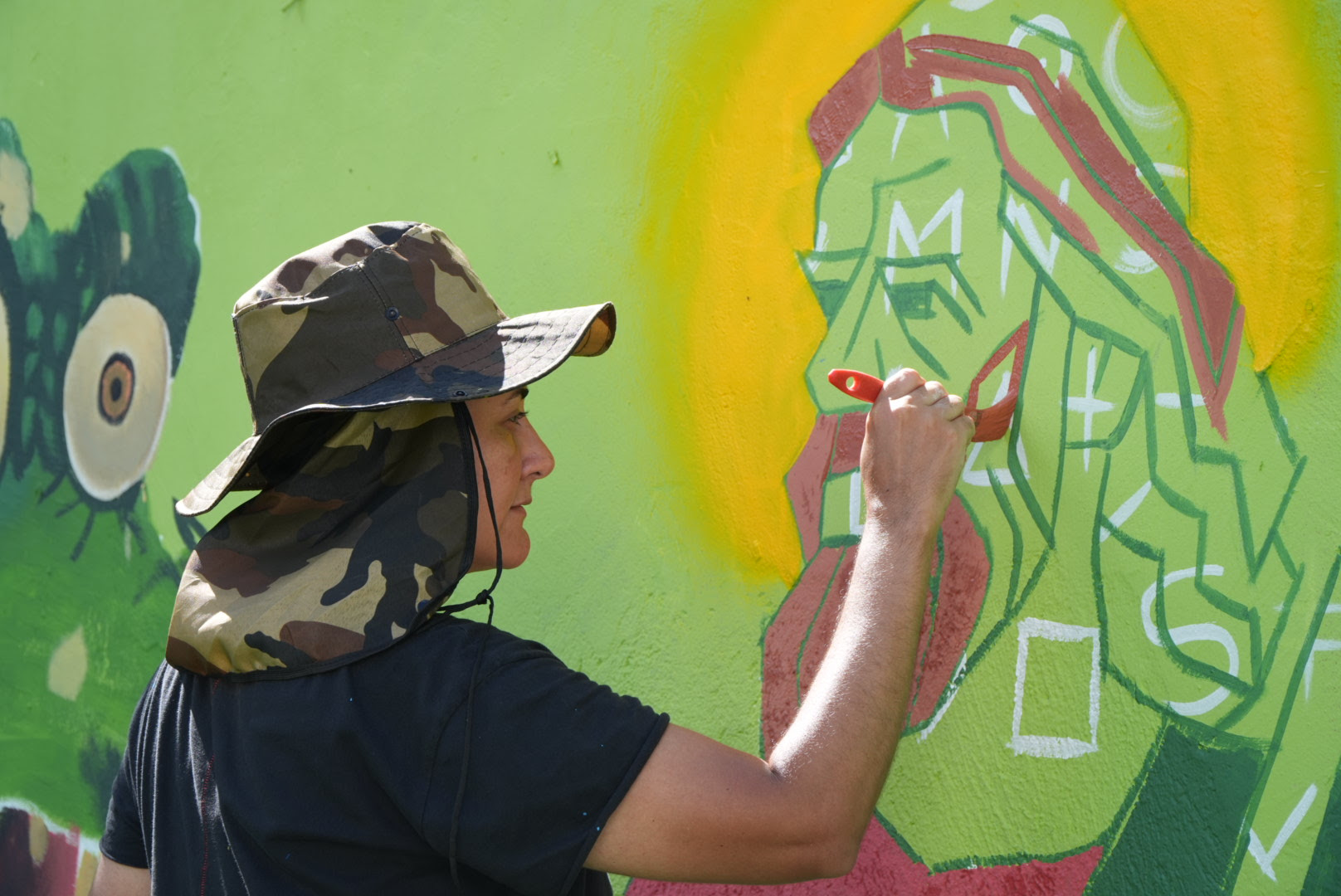 Alunos do curso de graffiti encerram aulas do CRIA SG com atividade prática 