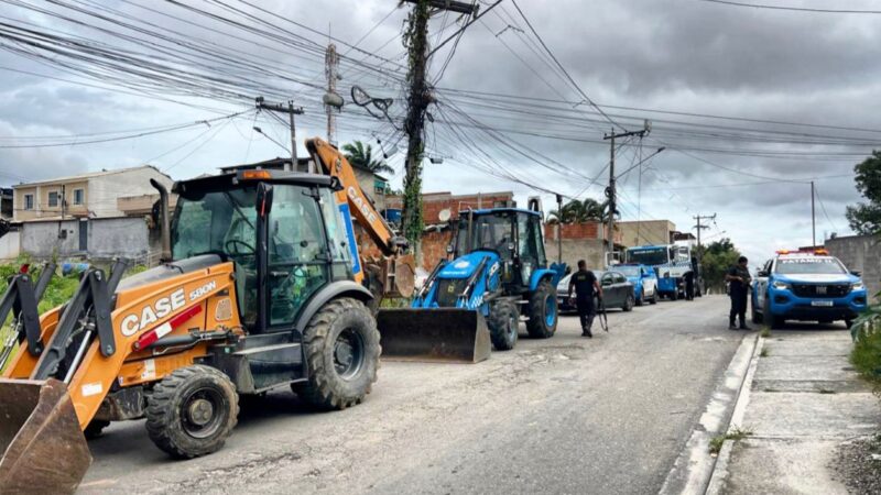 Histórico no Jardim Catarina: Polícia Militar e Governo do Estado retiraram todas as barricadas e devolvem o direito de ir e vir dos moradores