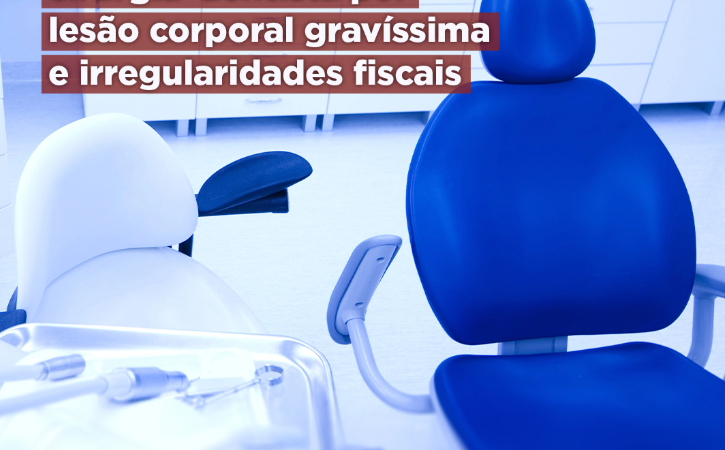 MPRJ denuncia cirurgiã-dentista por lesão corporal gravíssima e irregularidades fiscais 