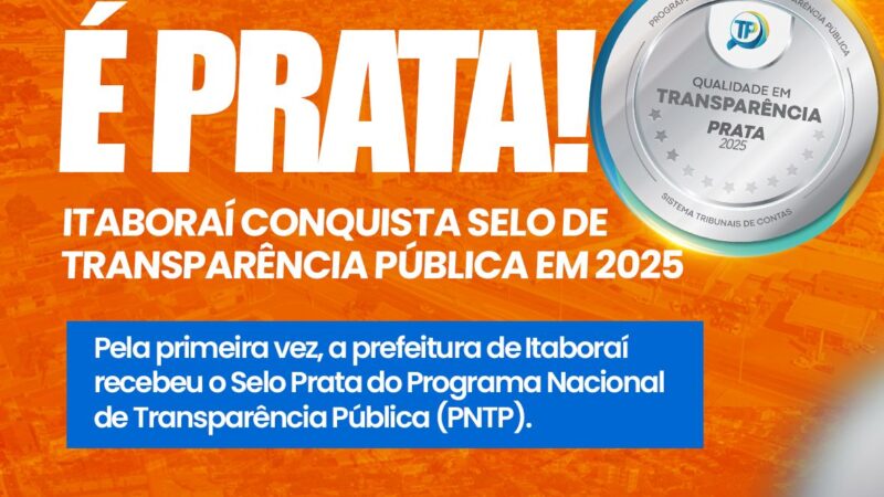 Itaboraí conquista Selo Prata em avaliação nacional de transparência pública