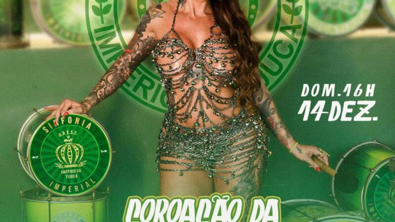 Império da Tijuca anuncia a coroação de Elisa Sanches como Rainha de Bateria