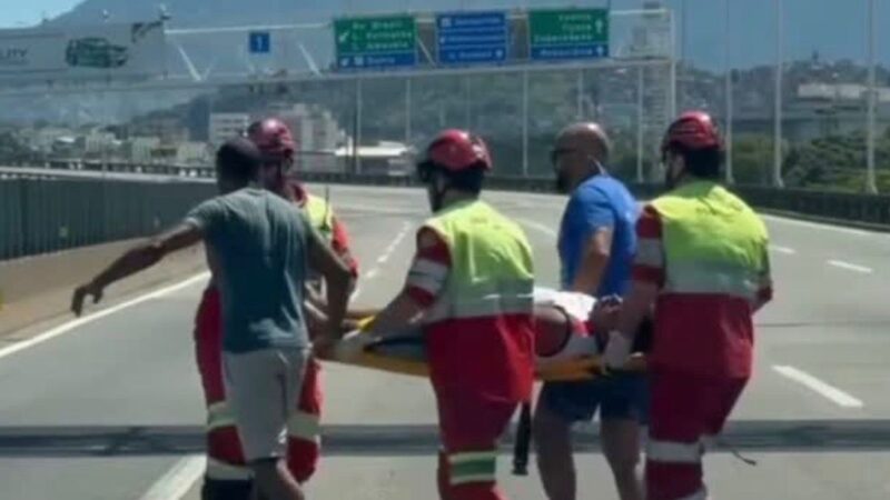 Atropelamento na Ponte Rio-Niterói deixa vítima em estado grave e família cobra esclarecimentos