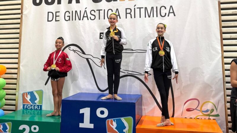 Invictas e no topo: três atletas de Niterói conquistam as maiores notas e dominam a Copa Carioca de Ginástica Rítmica