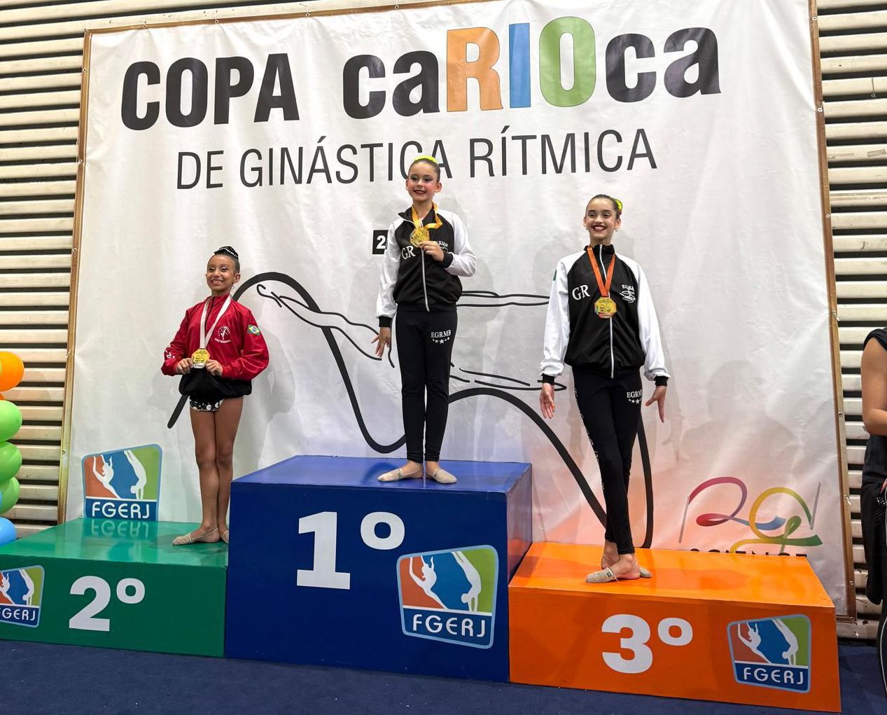 Invictas e no topo: três atletas de Niterói conquistam as maiores notas e dominam a Copa Carioca de Ginástica Rítmica