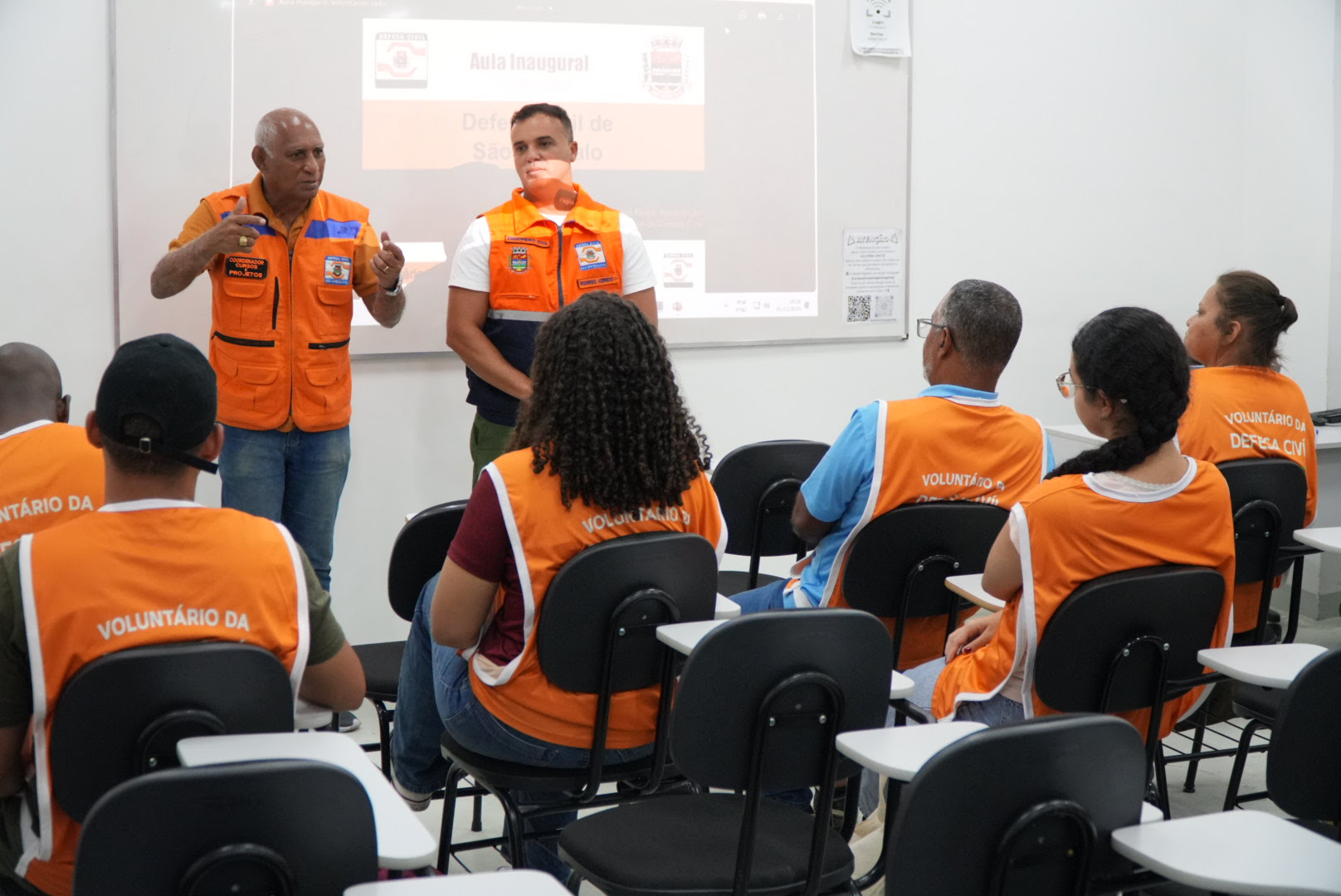 Defesa Civil de São Gonçalo realiza aula inaugural da 12ª turma do Curso de Voluntários