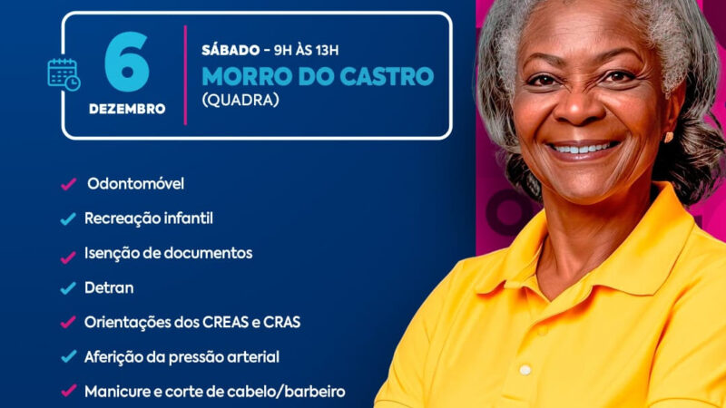 Cidadania Itinerante vai ao Morro do Castro