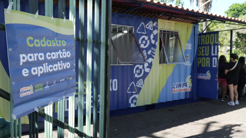 Ecoponto do Zé Garoto já reciclou mais de 18 toneladas de materiais em seis meses de funcionamento