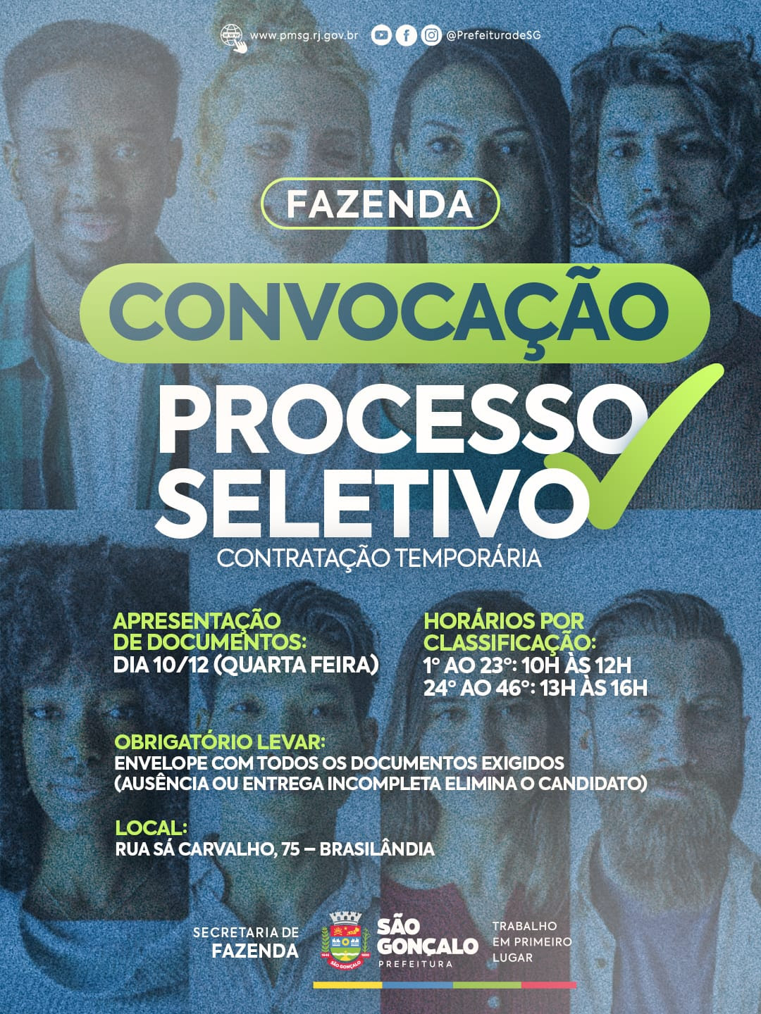 Secretaria de Fazenda convoca aprovados em processo seletivo simplificado