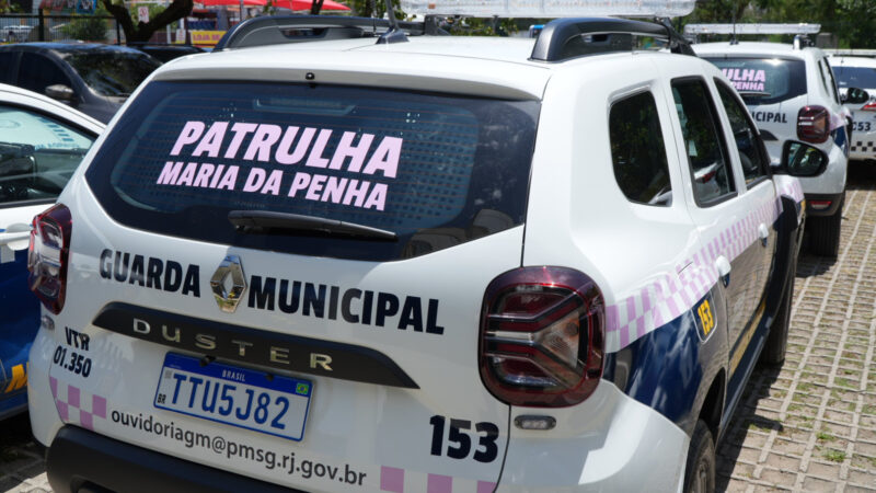Patrulha Maria da Penha de São Gonçalo ganha duas novas viaturas